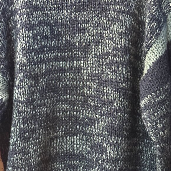 Vintage Pacific Club Chunky Knit Sweater with Leather Trim (L) - Picture 8 of 11